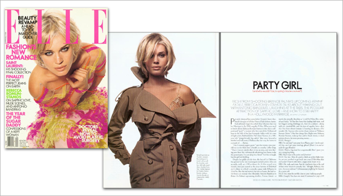 Rebecca Romijn - Elle Magazine