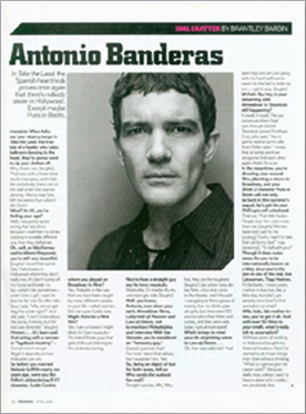 Antonio Banderas - Idol Chatter