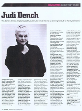 Judi Dench - Idol Chatter