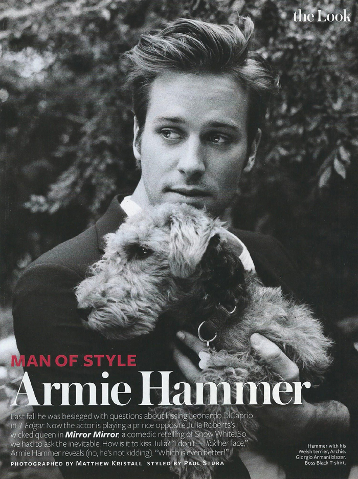 Armie Hammer - InStyle Magazine Man of Style